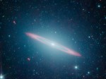 Sombrero galaktika (M104) infrapunases piirkonnas