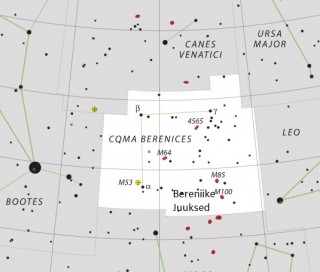 Kerasparve M53 asukohakaart