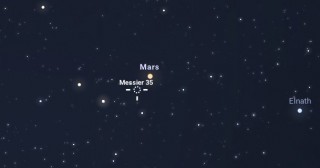 30. märtsil on Marsi lähedal hajusparv M35.