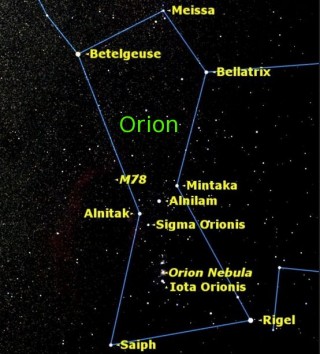 Orion "ametlikus vormis". Tähtedest tuleb Riigel eesti keeles siiski 2 "i"-ga kirjutada.