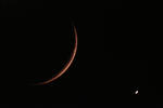 Astronoomiapilt #84: Kuu ja Veenus – kaks sirpi
