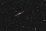 Astronoomiapilt #41: Külgvaates spiraalgalaktika NGC 891