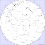 Iriidiumi (Iridium 96) sähvatus 14. septembril kell 22:47. Heledus -6 tähesuurust!