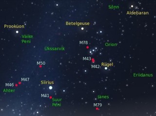 Orioni tähtkuju ja selle ümbrus